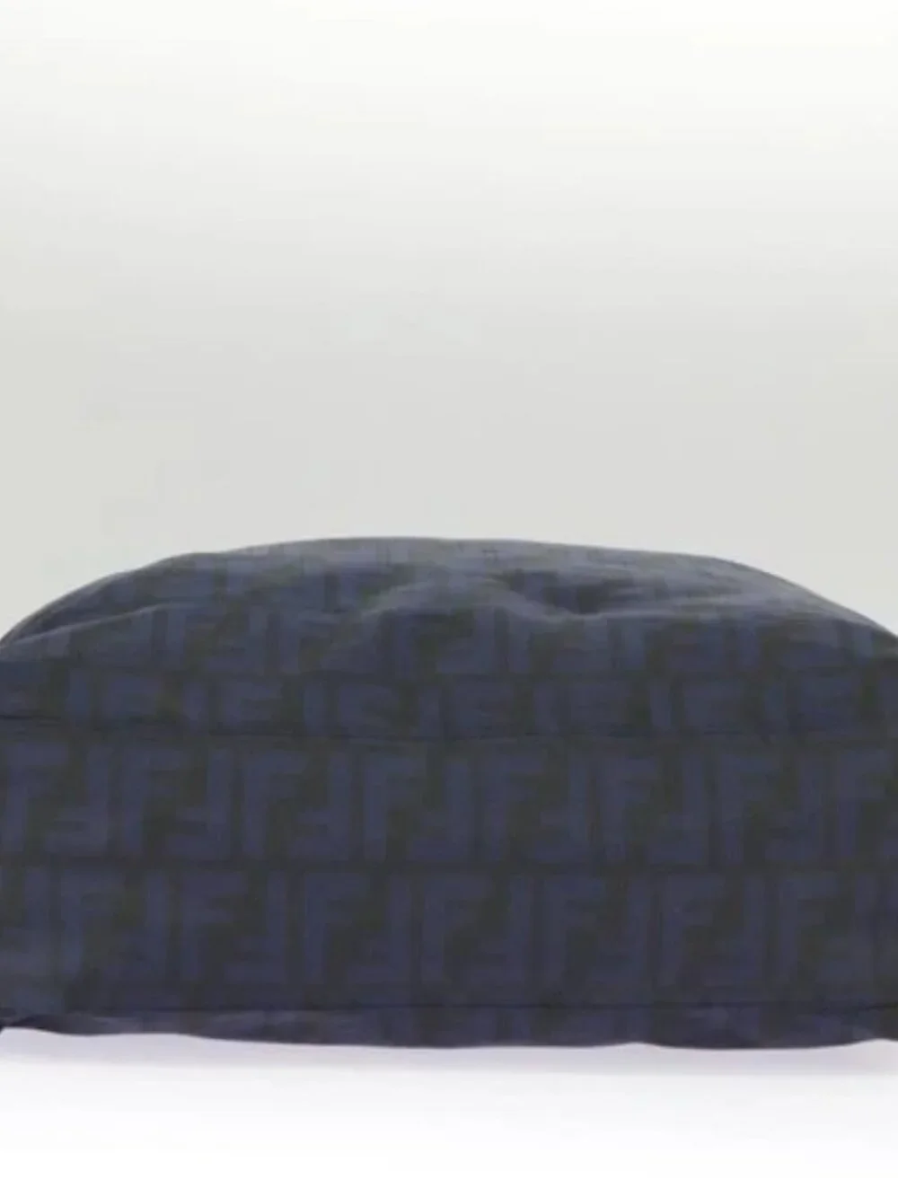 FENDI Zucca Canvas Tote Bag Gold Navy Auth ep6478 - Picture 5 of 16